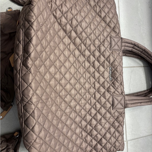 MZ Wallace Brown Quilted Tote - Picture 1 of 7